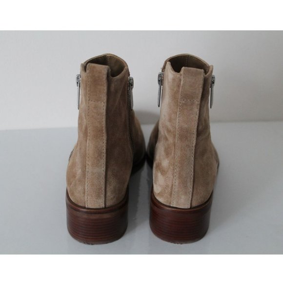 3.1 PHILLIP LIM Alexa Suede Ankle Boots Light Brown Size IT 37/ US 7 - Picture 6 of 12